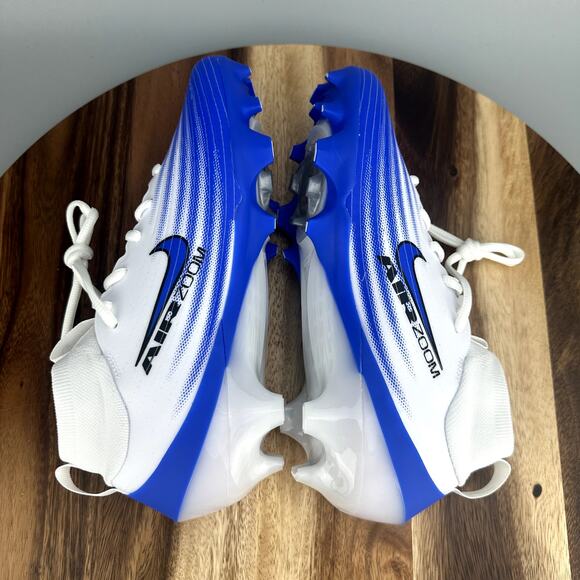 Nike Zoom Air Vapor Pro 1 Cleats White Racer Blue Men\'s Size 9 FB3298-101